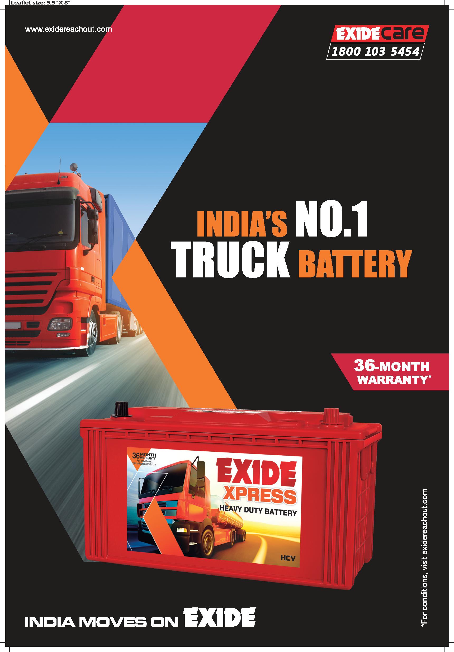 Exide Xpress Truck Battery