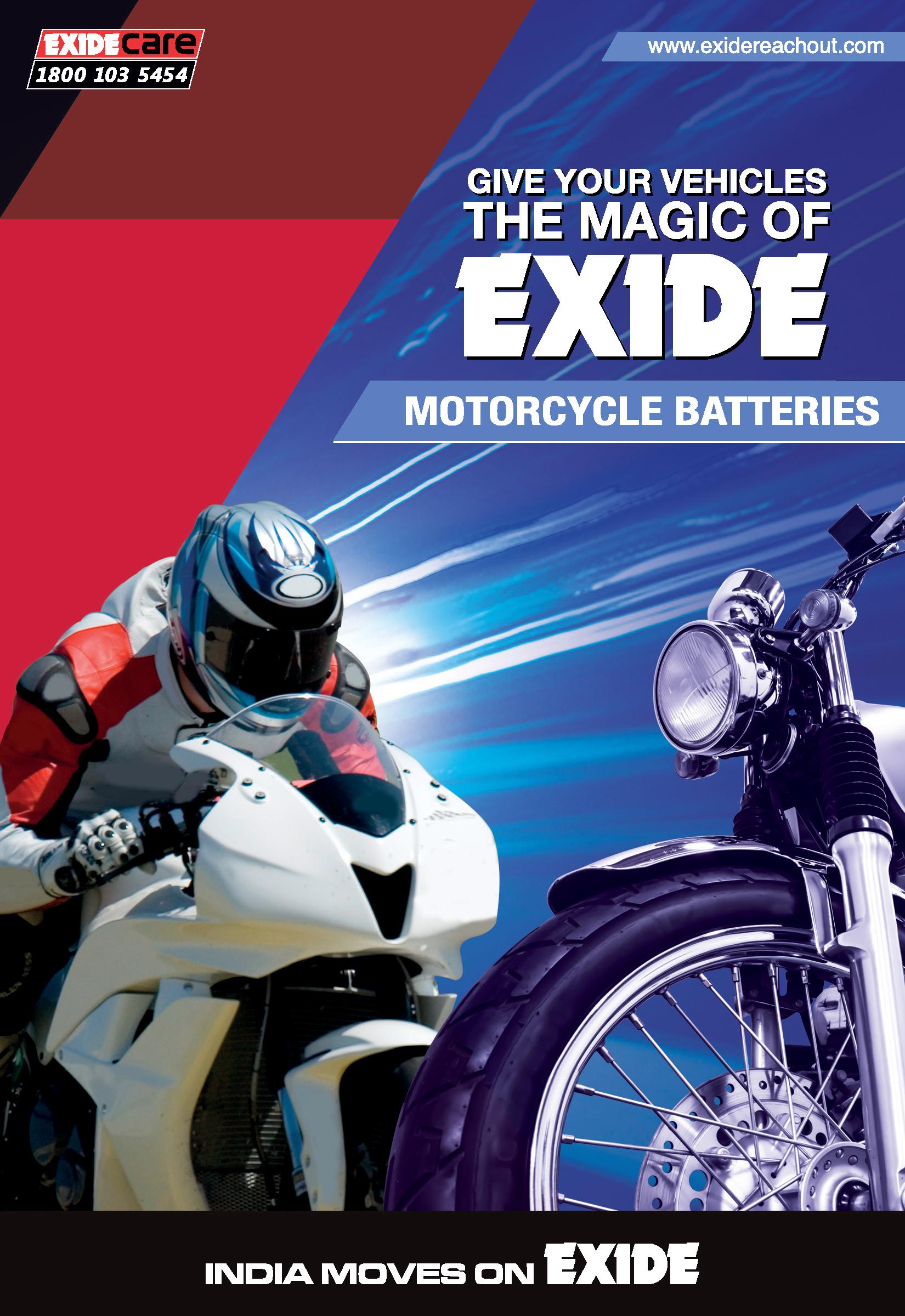 Exide Explore Motorcycle Battery