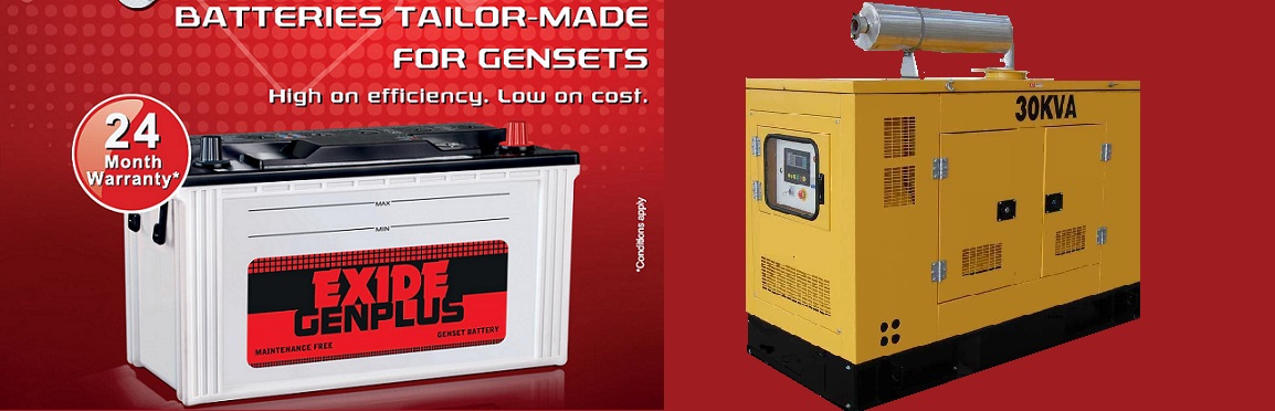 Exide Generator Battery exide genplus