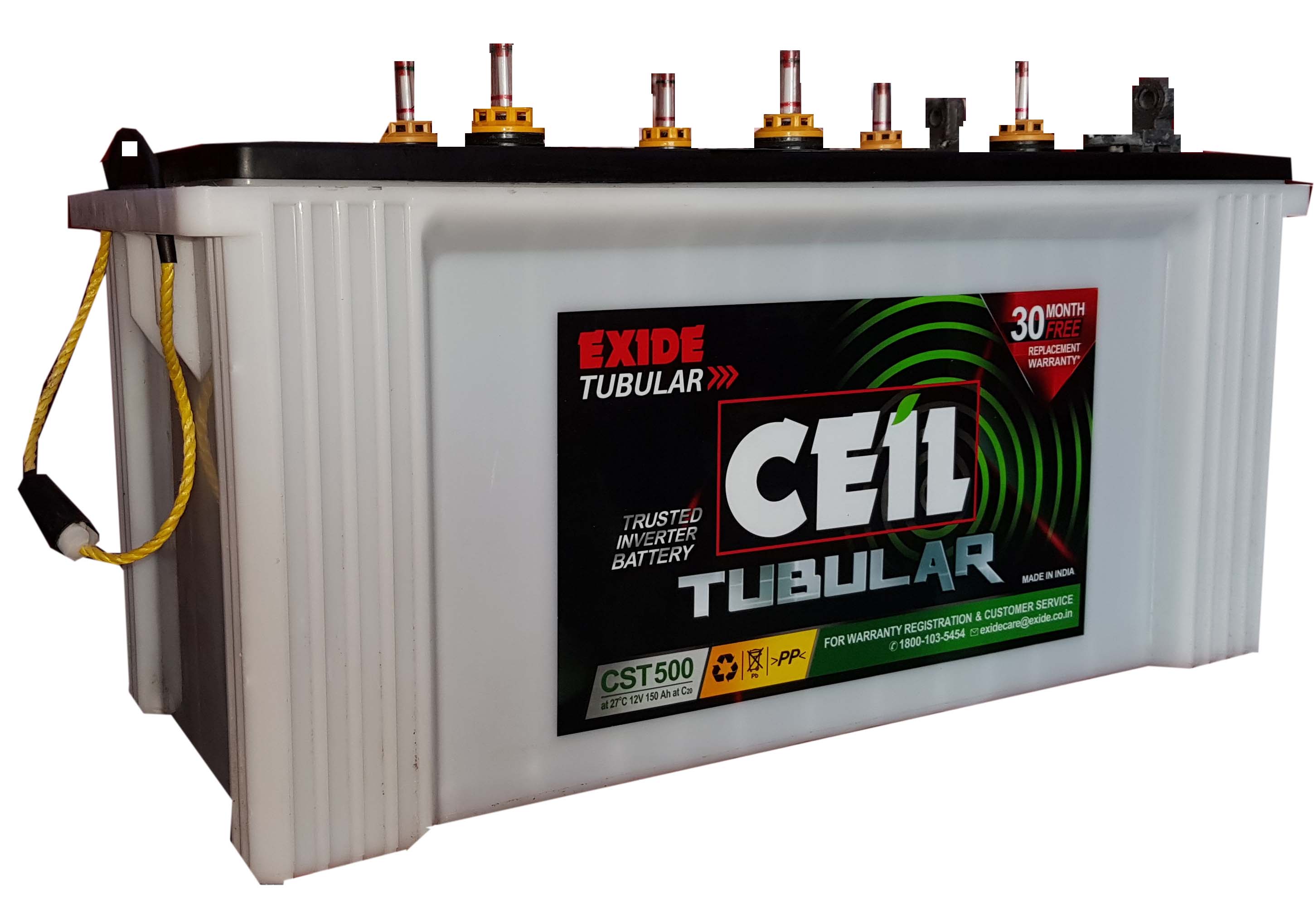  exide ceil small tubular battery cst500