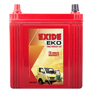  Exide eko tempo battery eko22 