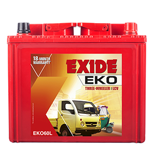  Exide eko three wheeler battery EKO 60L 