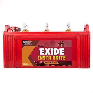  Exide Instabrite 1500 inverter batery 150 ah 