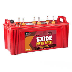  Exide Instabrite 150 ah battery for inverter   