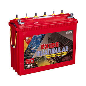  Exide Invatubular it750  115 ah Tubular inverter battery 