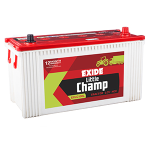  Exide Litle champ 12 month battery 100 ah 