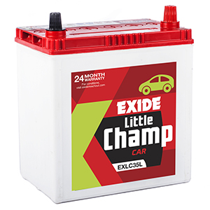  Exide litle champ 35 ah battery for alto car 