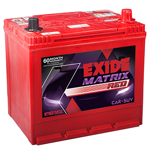  Exide MATRIX RED huyndai verna battery 68 ah 