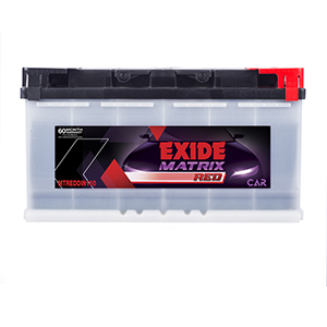  Exide matrix red din 100ah battery 