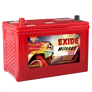 Exide automotive mileage Battery mred105d31r mi105d31r