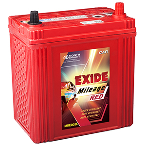 Exide automotive buy mileage Battery MRED35L MI35L