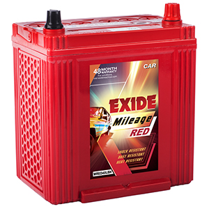  Exide mileag red 40lbh HYUNDAI I 10 BATTERY MR40LBH 