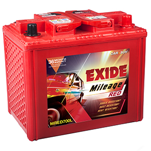 Exide automotive BUY mileage Battery mred700l mi700l