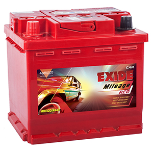  Exide mileage red 44R battery for 44ah battery for ford  