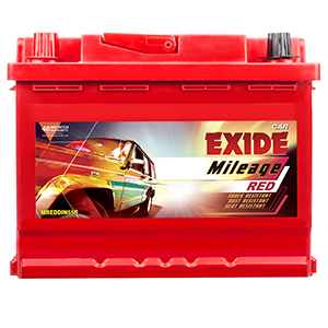  Exide mileage red SWIFT BATTERY MRDIN55R 