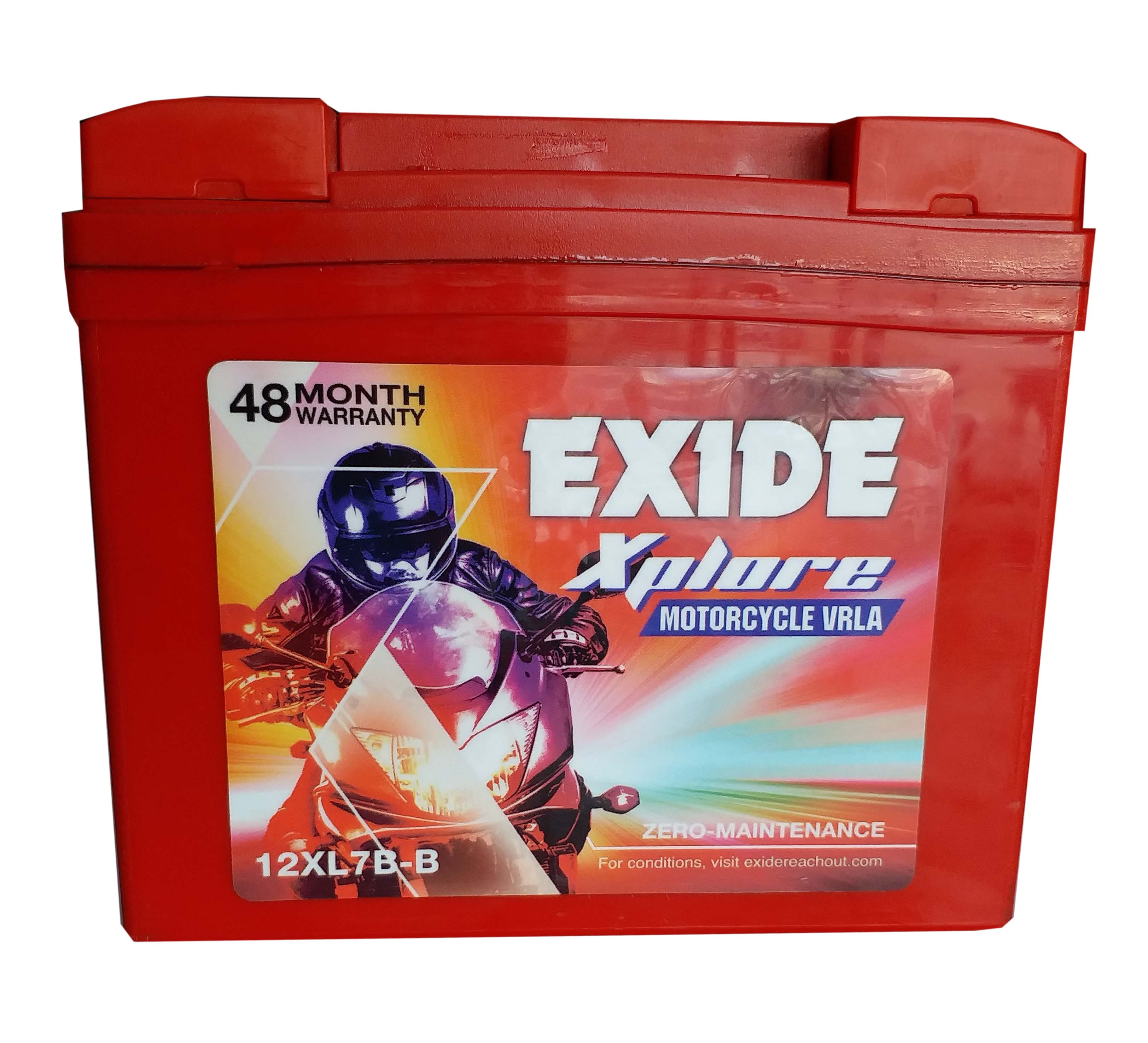  BUY Exide xplore mahindra duro , rodeo , discover 150 , pulsor 150 new model BATTERY 12xl7b-b 