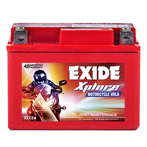  Exide xplore cd deluxe self start battery xltz 4 