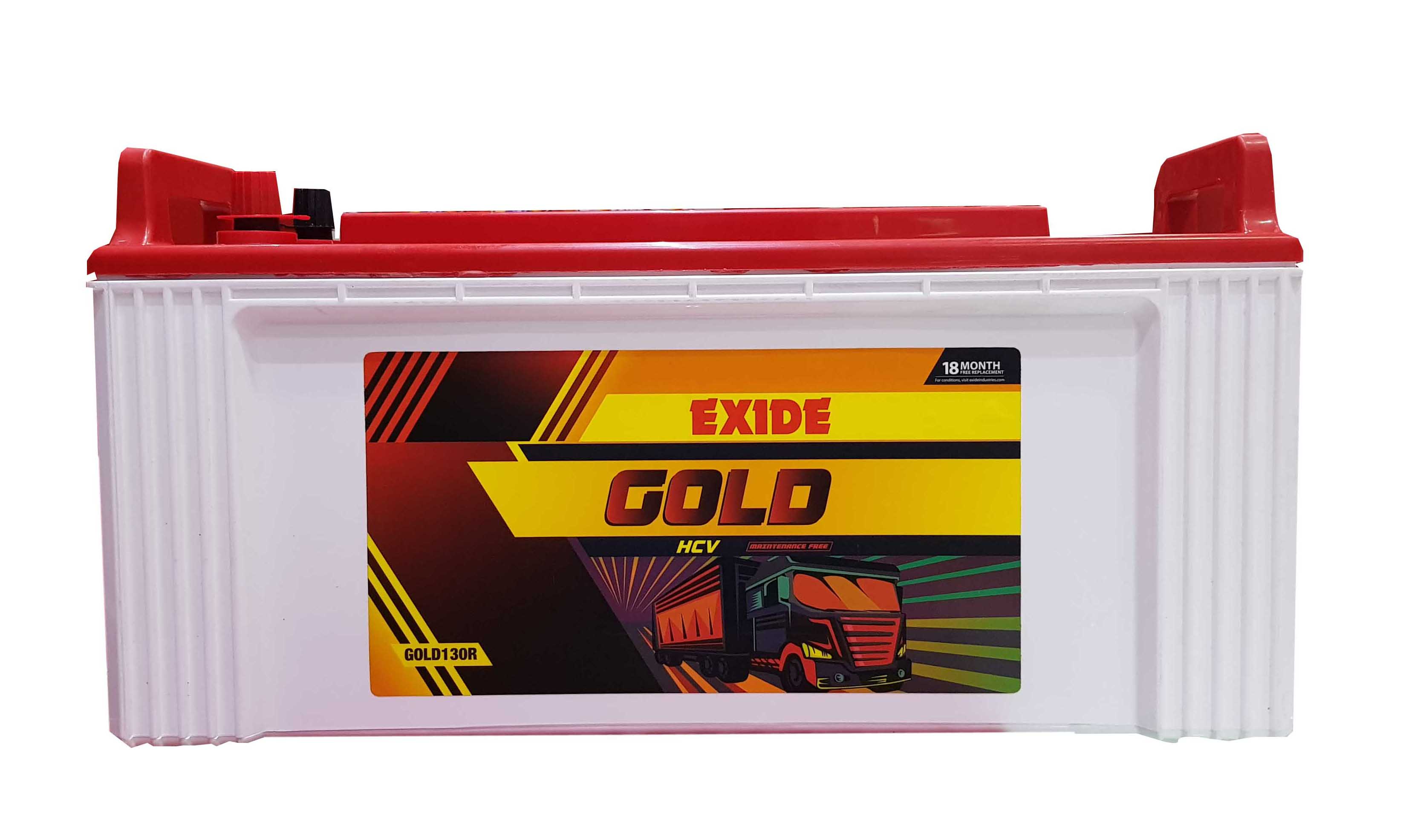  Exide Gold battery for truck 130 ah 