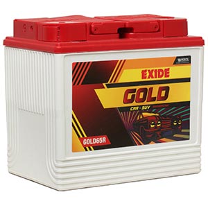 Exide car Gold Battery GOLD65R