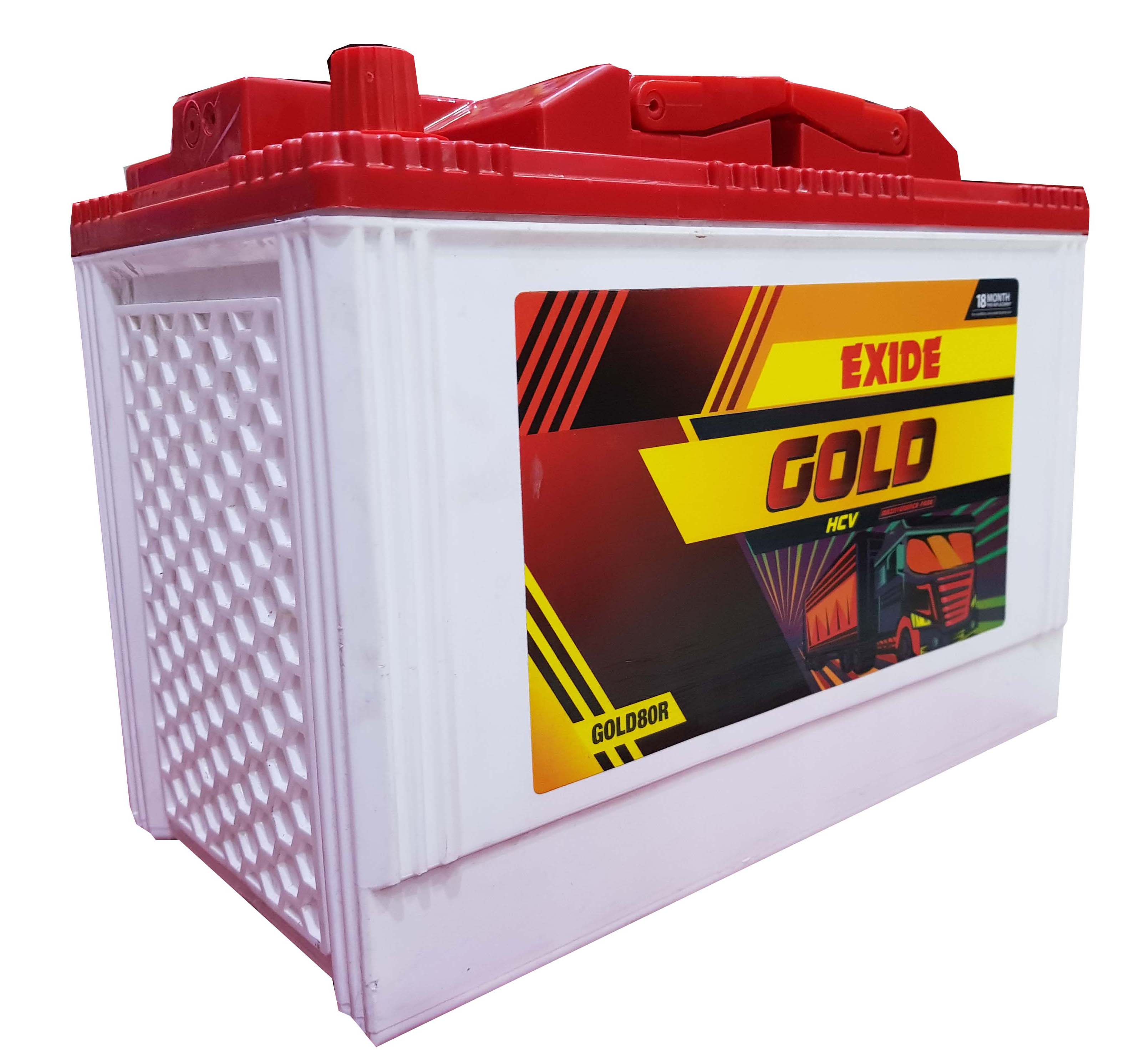 Exide car Gold Battery GOLD80R