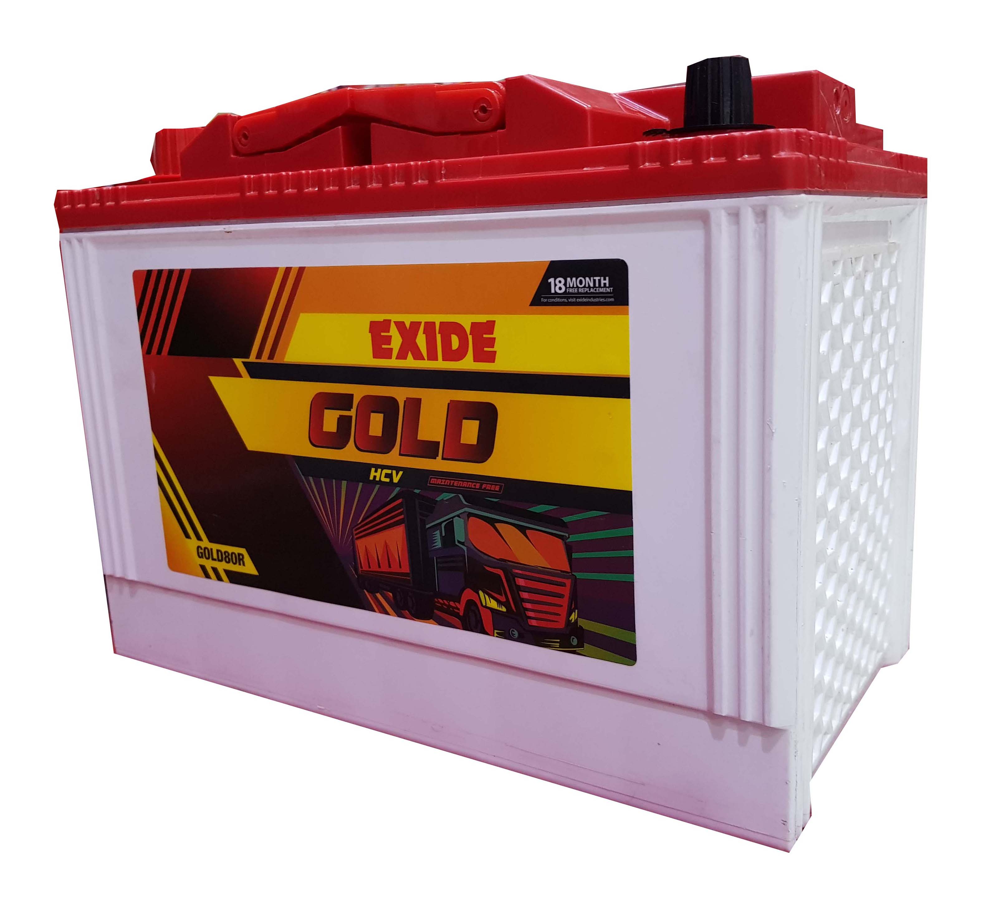  Exide Gold 80 ah battery for Sumo , safari 